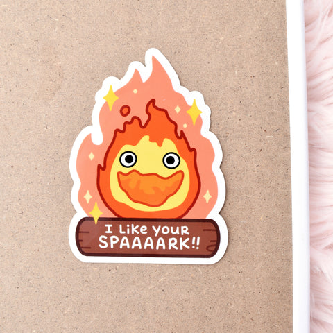 I Like Your Spark - Fire Sticker
