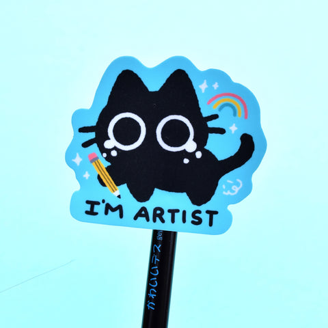 I'm Artist - Scaredy Cat Sticker