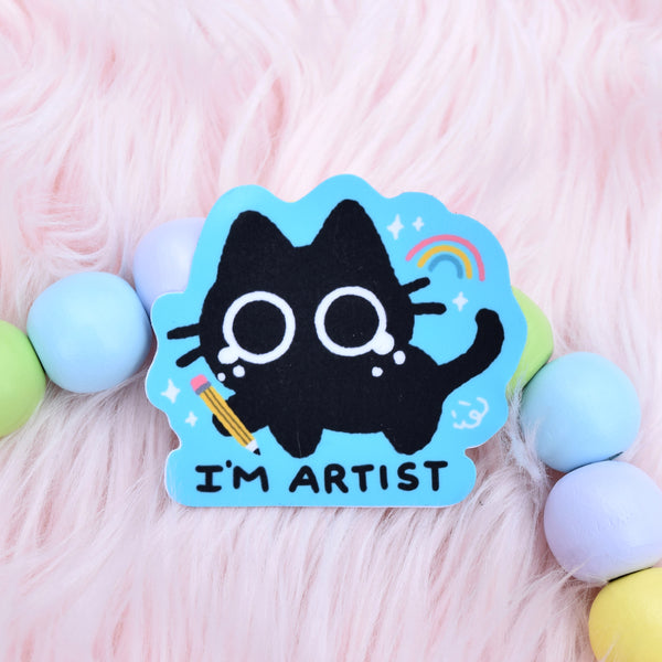 I'm Artist - Scaredy Cat Sticker