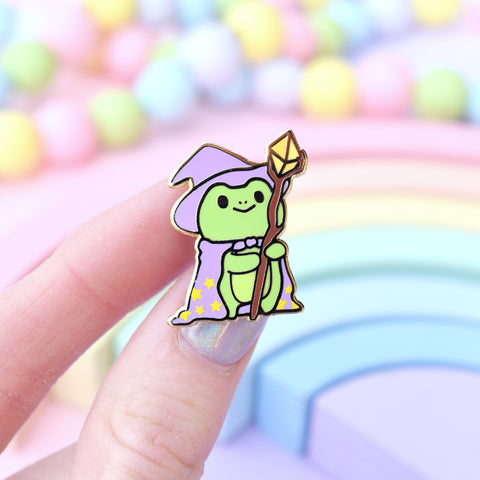 Yer A Wizard Froggy Enamel Pin