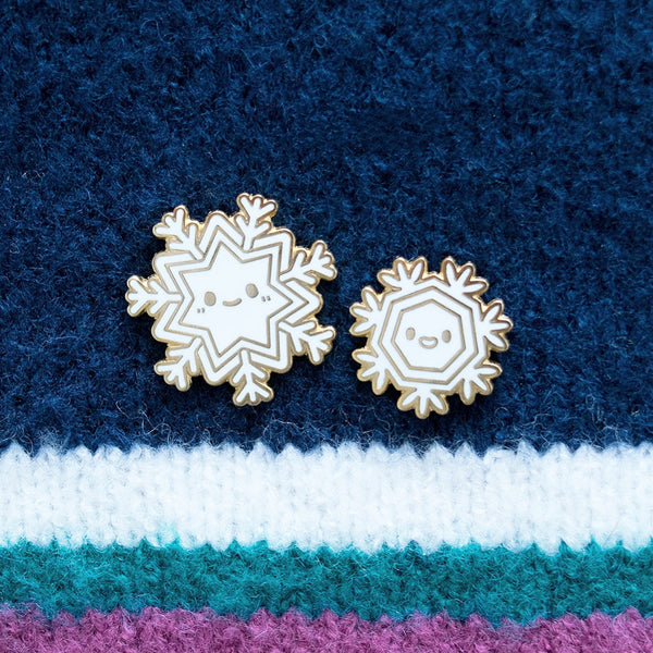 BFF Snowflakes Enamel Pins